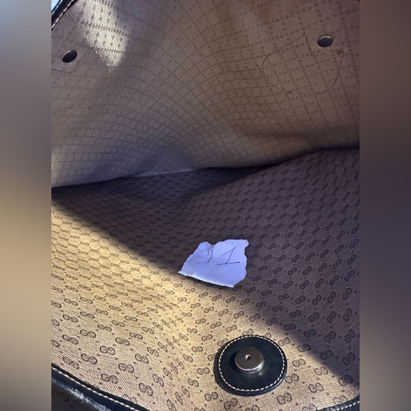 Gucci Brown Monogram Tote Bag - Picture 14 of 17